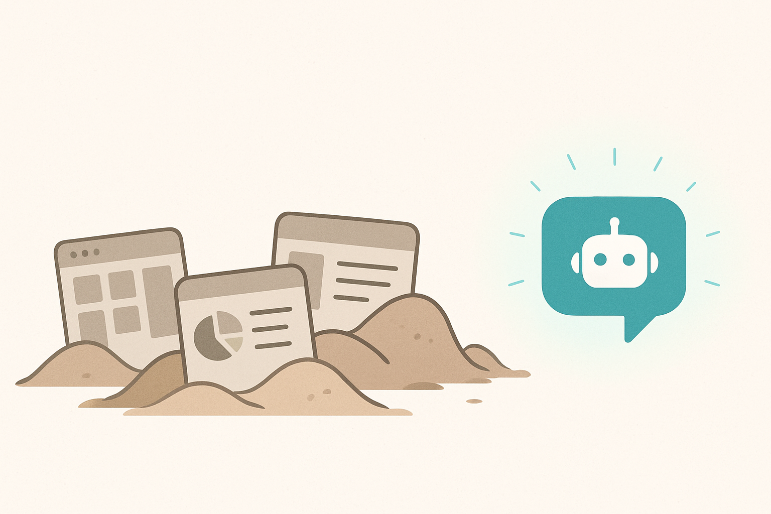 工具廢墟:被遺棄的管理工具 vs 活躍的 AI Bot